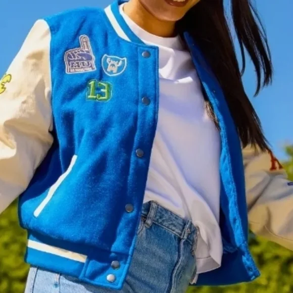 Disney Parks Pixar Monsters University Varsity Jacket By Her Universe College M - Picture 3 of 17